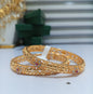 Traditional Stone-Studded Bridal Bangle Pair