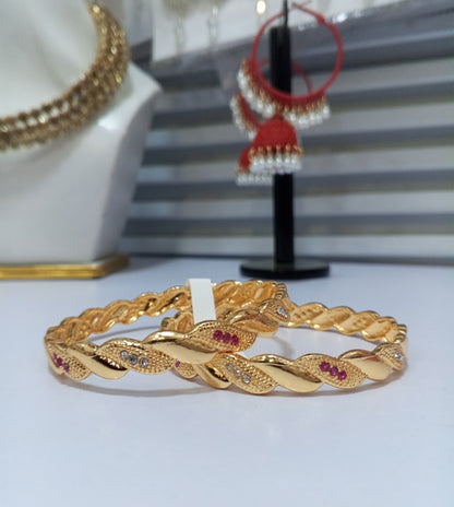 Antique Carved Bangles Set