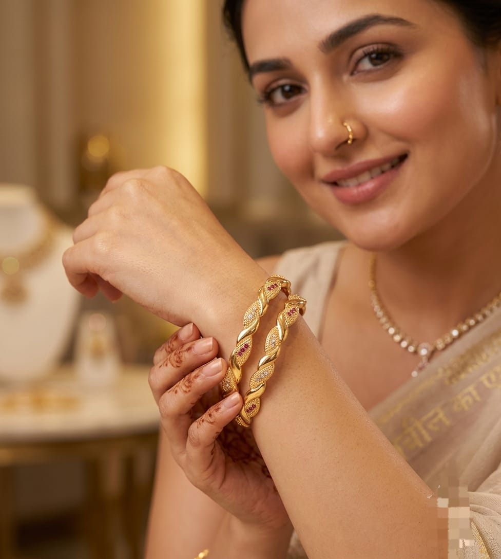 Antique Carved Bangles Set