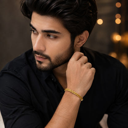 Silver Braided Stainless Steel Cuff Bracelet – Elegant Minimalist Bangle for Women